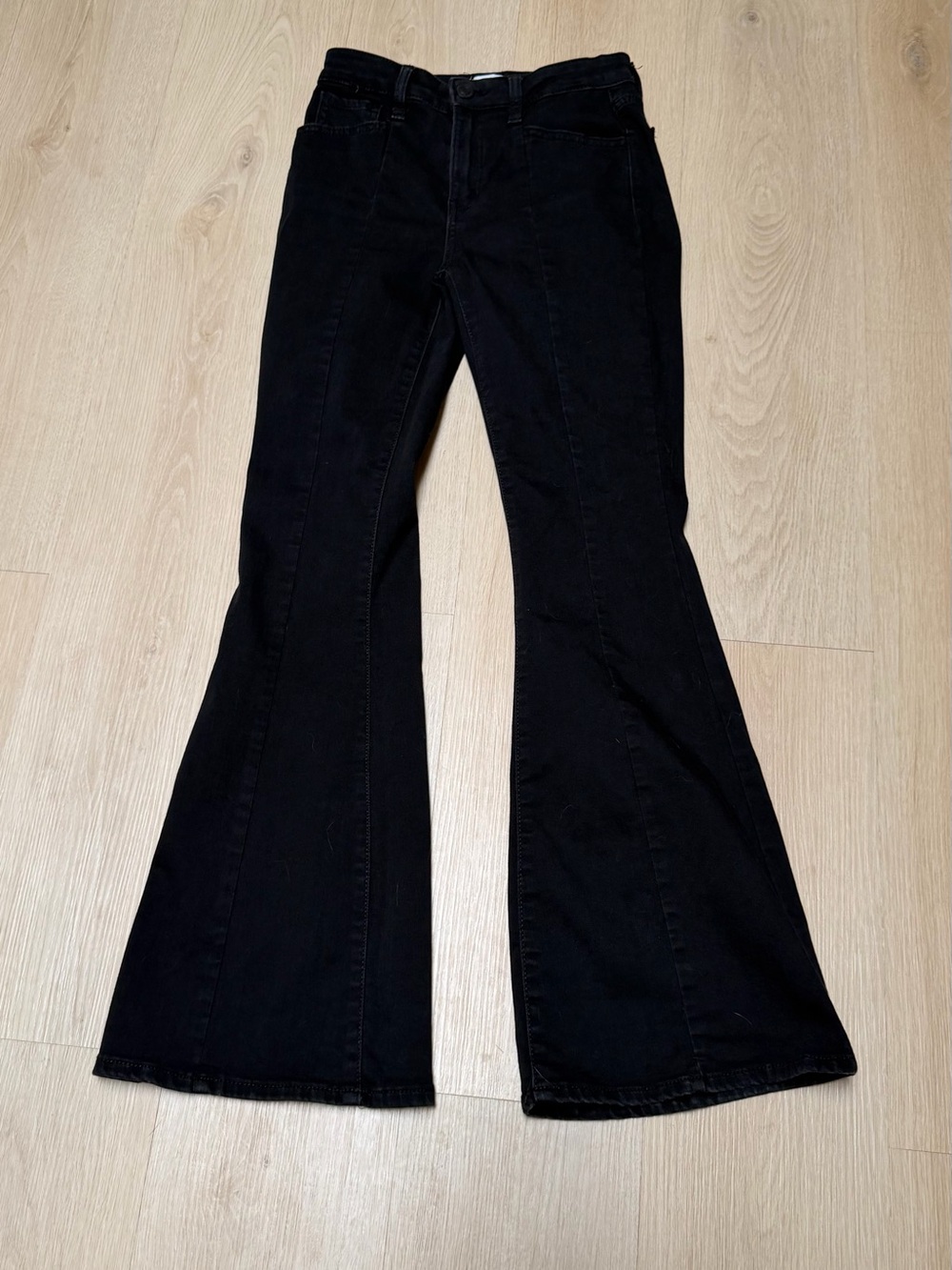 SO Black High-Rise Flared Jeans